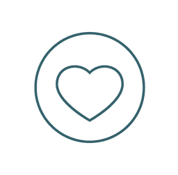 heart icon for charity
